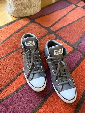Converse Gray Men's Mid-Top All Star Sneakers